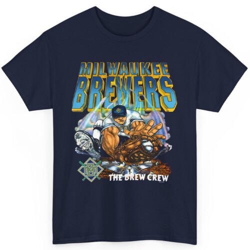 Vintage 1994 Milwaukee Brewers The Brew Crew Shirt