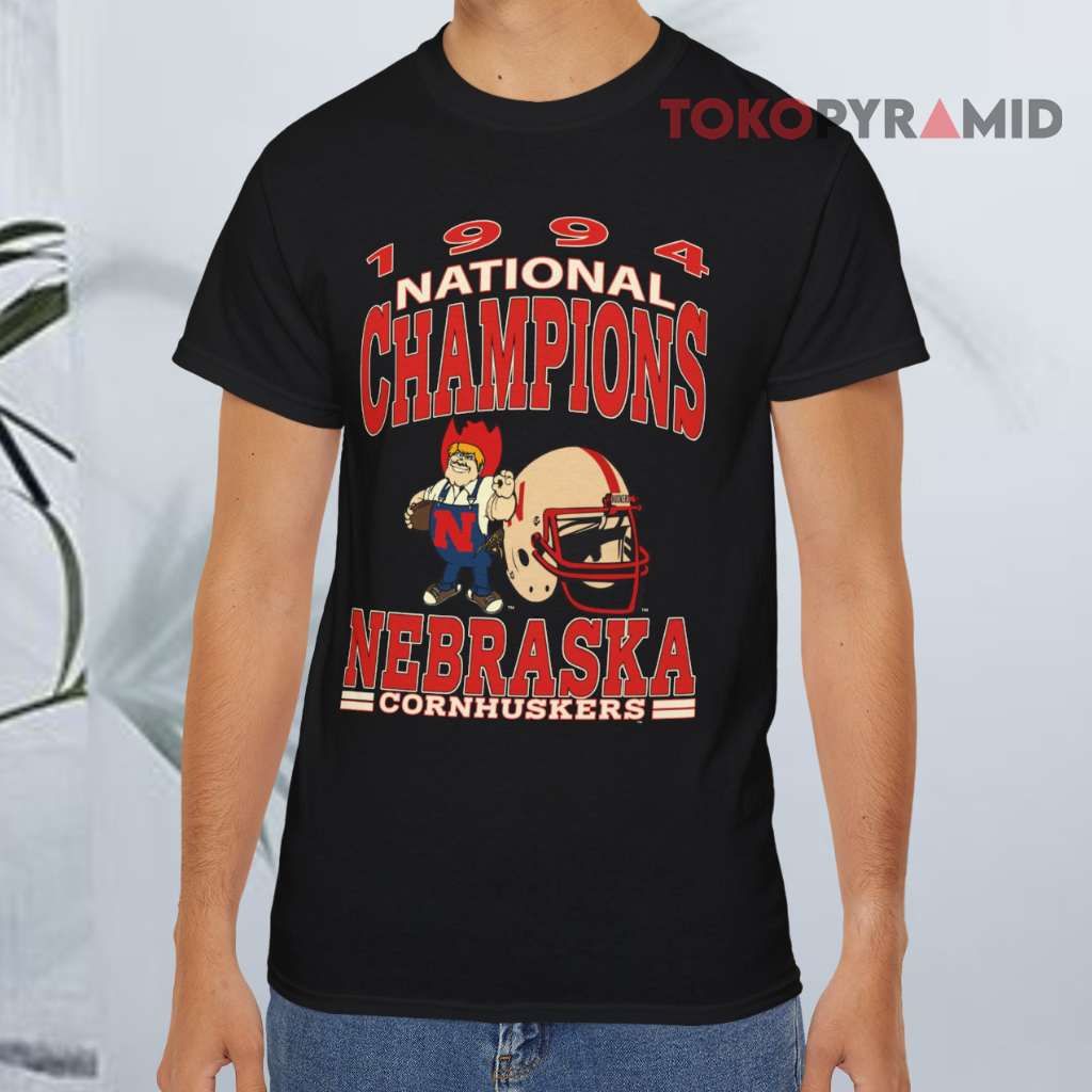 Vintage 1994 National Champions Nebraska Cornhuskers Black T shirt Vintage 1994 National Champions Nebraska Cornhuskers Black T shirt