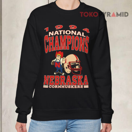 Vintage 1994 National Champions Nebraska Cornhuskers Sweatshirt Vintage 1994 National Champions Nebraska Cornhuskers Sweatshirt