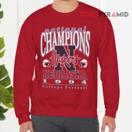 Vintage 1994 Nebraska Huskers College Football Red Sweatshirt Vintage 1994 Nebraska Huskers College Football Red Sweatshirt
