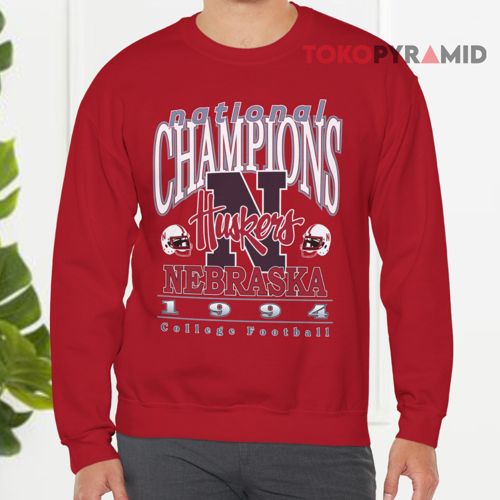 Vintage 1994 Nebraska Huskers College Football Red Sweatshirt Vintage 1994 Nebraska Huskers College Football Red Sweatshirt