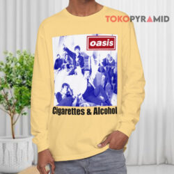 Vintage 1994 Oasis Cigarettes & Alcohol Shirt 4 Vintage 1994 Oasis Cigarettes & Alcohol Long sleeved