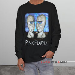 Vintage 1994 Pink Floyd Division Bell European Tour Black Long sleeved Front