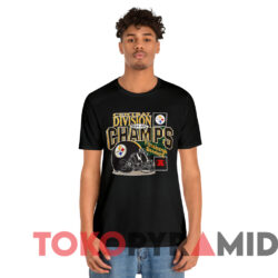 Vintage 1994 Pittsburgh Steelers Afc Central Division Champs T shirt Black T shirt