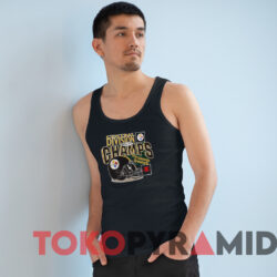 Vintage 1994 Pittsburgh Steelers Afc Central Division Champs T shirt Black TankTop