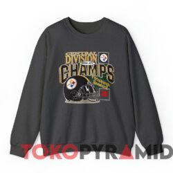 Vintage 1994 Pittsburgh Steelers Afc Central Division Champs T shirt Dark Heather Sweatshirt