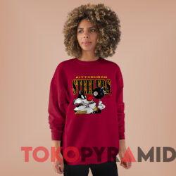 Vintage 1994 Pittsburgh Steelers Sylvester Looney Tunes T-shirt 2 Vintage 1994 Pittsburgh Steelers Sylvester Looney Tunes T shirt Red Sweatshirt