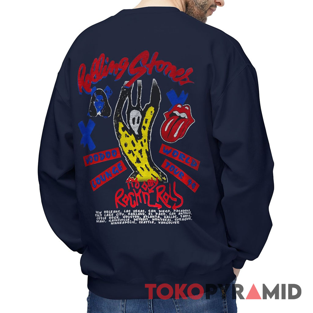 Vintage 1994 Rolling Stones Voodoo Lounge World Tour Sweatshirt Vintage 1994 Rolling Stones Voodoo Lounge World Tour Sweatshirt