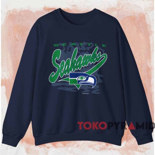 Vintage 1994 Seattle Seahawks Nfl Shirt Navy Sweatshirt