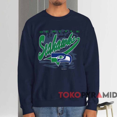 Vintage 1994 Seattle Seahawks Nfl Shirt Navy Sweatshirt