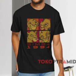 Vintage 1994 Simba The Lion King T shirt Black T shirt