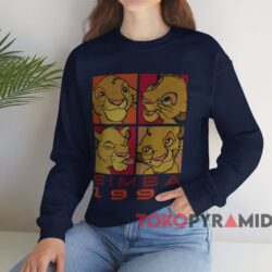 Vintage 1994 Simba The Lion King T shirt Navy Sweatshirt