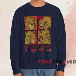 Vintage 1994 Simba The Lion King T shirt Navy Sweatshirt