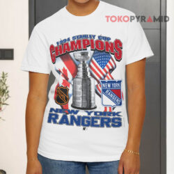 Vintage 1994 Stanley Cup Champions Ny Rangers White T shirt
