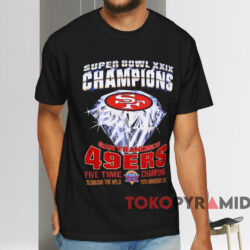 Vintage 1994 Starter San Francisco 49ers Super Bowl T Shirt Black T shirt