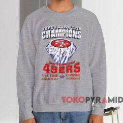 Vintage 1994 Starter San Francisco 49ers Super Bowl T Shirt 4 Vintage 1994 Starter San Francisco 49ers Super Bowl T Shirt Grey Sweatshirt