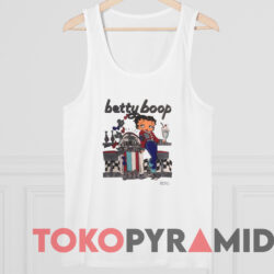 Vintage 1995 Betty Boop Diner T-Shirt 4 Vintage 1995 Betty Boop Diner T shirt White TankTop