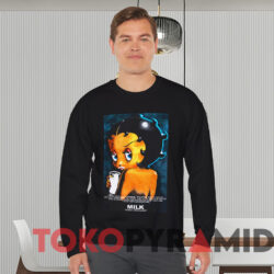 Vintage 1995 Betty Boop Milk T-shirt 2 Vintage 1995 Betty Boop Milk T shirt Black Sweatshirt