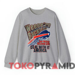 Vintage 1995 Buffalo Bills We're Back Afc T shirt Grey Sweatshirt
