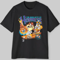 Vintage 1995 Charlotte Hornets Taz T shirt