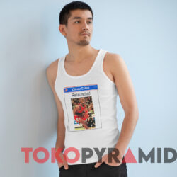 Vintage 1995 Chicago Tribune Michael Jordan Relaunched T-shirt 4 Vintage 1995 Chicago Tribune Michael Jordan Relaunched T shirt White TankTop