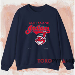 Vintage 1995 Cleveland Indians Shirt 4 Vintage 1995 Cleveland Indians Shirt Navy Sweatshirt