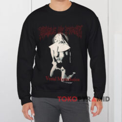 Vintage 1995 Cradle Of Filth Vestal Masturbation Black Sweatshirt