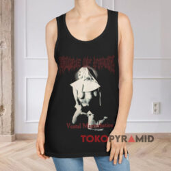 Vintage 1995 Cradle Of Filth Vestal Masturbation Black Tank Top
