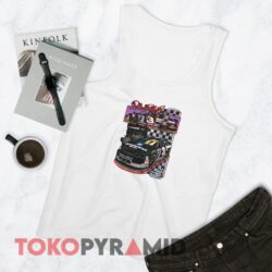 Vintage 1995 Dale Earnhardt T-shirt Rare Nascar Goodwrench Service Racing Team 4 Vintage 1995 Dale Earnhardt T shirt Nascar Goodwrench Service Racing Team White Tank Top