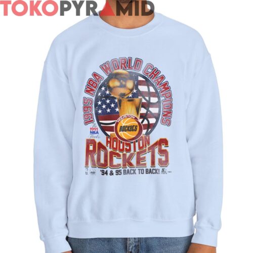 Vintage 1995 Houston Rockets Back To Back Shirt Vintage 1995 Houston Rockets Back To Back Shirt