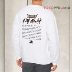 Vintage 1995 Jimmy Buffett Domino College Summer Session Tour Shirt 4 Vintage 1995 Jimmy Buffett Domino College Summer Session Tour Sweatshirt Back