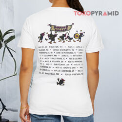 Vintage 1995 Jimmy Buffett Domino College Summer Session Tour Shirt 2 Vintage 1995 Jimmy Buffett Domino College Summer Session Tour T shirt Back