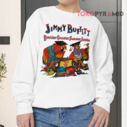 Vintage 1995 Jimmy Buffett Domino College Summer Sessions Tour Shirt 3 Vintage 1995 Jimmy Buffett Domino College Summer Sessions Tour Sweatshirt Front