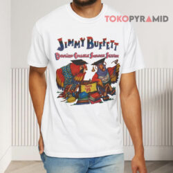 Vintage 1995 Jimmy Buffett Domino College Summer Sessions Tour T shirt Front