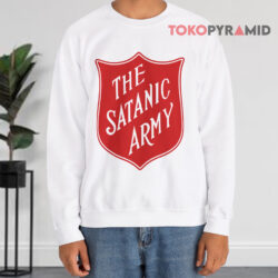 Vintage 1995 Marilyn Manson The Satanic Army Shirt 3 Vintage 1995 Marilyn Manson The Satanic Army Sweatshirt