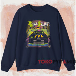 Vintage 1995 McDonalds Bill Elliott x Batman T-shirt 3 Vintage 1995 Mcdonalds Bill Elliott X Batman T shirt Navy Sweatshirt