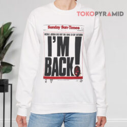 Vintage 1995 Michael Jordan I'm Back Chicago Sun times Sweatshirt