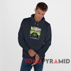 Vintage 1995 Nascar Bill Elliott Batman Tee McDonald's Racing Black Hoodie