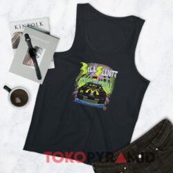 Vintage 1995 Nascar Bill Elliott Batman Tee McDonald's Racing Black Tank Top