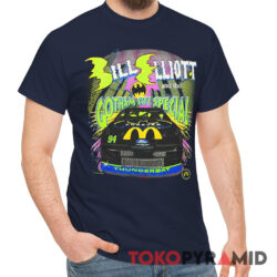 Vintage 1995 Nascar Bill Elliott Batman Tee McDonald's Racing Shirt