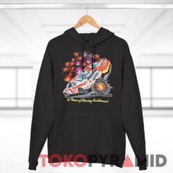 Vintage 1995 Nascar Dale Earnhardt T shirt Winston Cup Series 25th Anniversary Black Hoodie