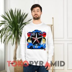 Vintage 1995 Nascar Richard Petty STP 43 T-shirt 3 Vintage 1995 Nascar Richard Petty Stp 43 White Long sleeved