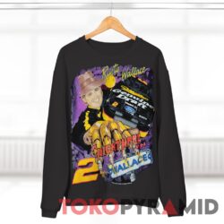 Vintage 1995 Nascar Rusty Wallace T-shirt Nightmare On Wallace St 2 Vintage 1995 Nascar Rusty Wallace T-shirt Nightmare On Wallace St Black Sweatshirt