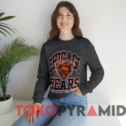 Vintage 1995 NFL Chicago Bear T-shirt 3 Vintage 1995 Nfl Chicago Bear T shirt Dark Heather Sweatshirt