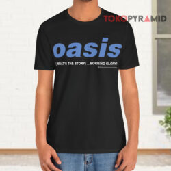 Vintage 1995 Oasis Shirt What’s The Story Morning Glory Black T shirt