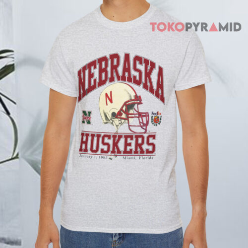 Vintage 1995 Orange Bowl Nebraska Cornhuskers Grey T shirt Vintage 1995 Orange Bowl Nebraska Cornhuskers Grey T shirt