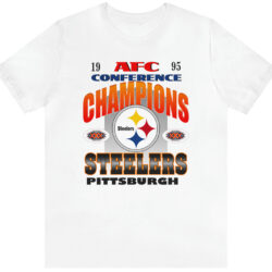 Vintage 1995 Pittsburgh Steelers AFC Conference Champions T Shirt 5 Vintage 1995 Pittsburgh Steelers Afc Conference Champions T Shir