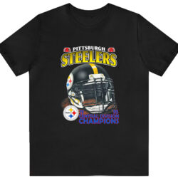 Vintage 1995 Pittsburgh Steelers Central Division Champions T sh