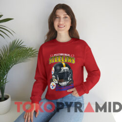 Vintage 1995 Pittsburgh Steelers Central Division Champions T shirt Red Sweatshirt