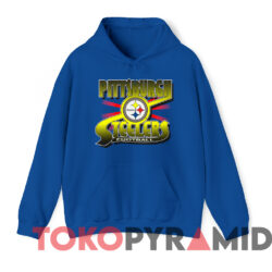 Vintage 1995 Pittsburgh Steelers Graphic T-shirt 2 Vintage 1995 Pittsburgh Steelers Graphic T shirt Blue Hoodie